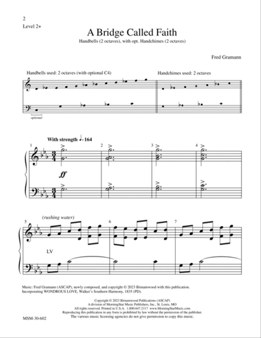 A Bridge Called Faith 2-Octaves scores gallery preview page 2