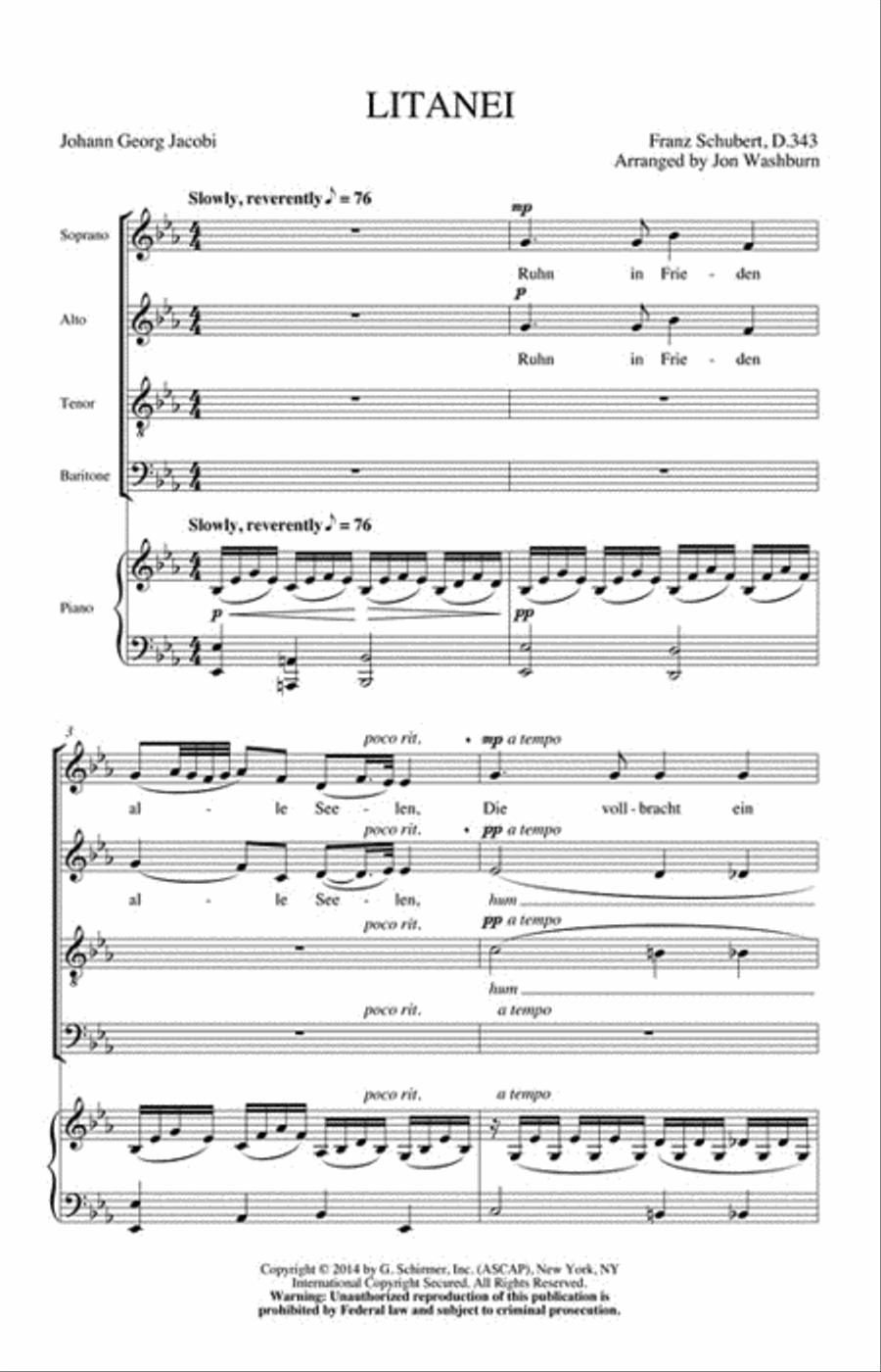 Litanei 4-Part scores gallery preview page 2