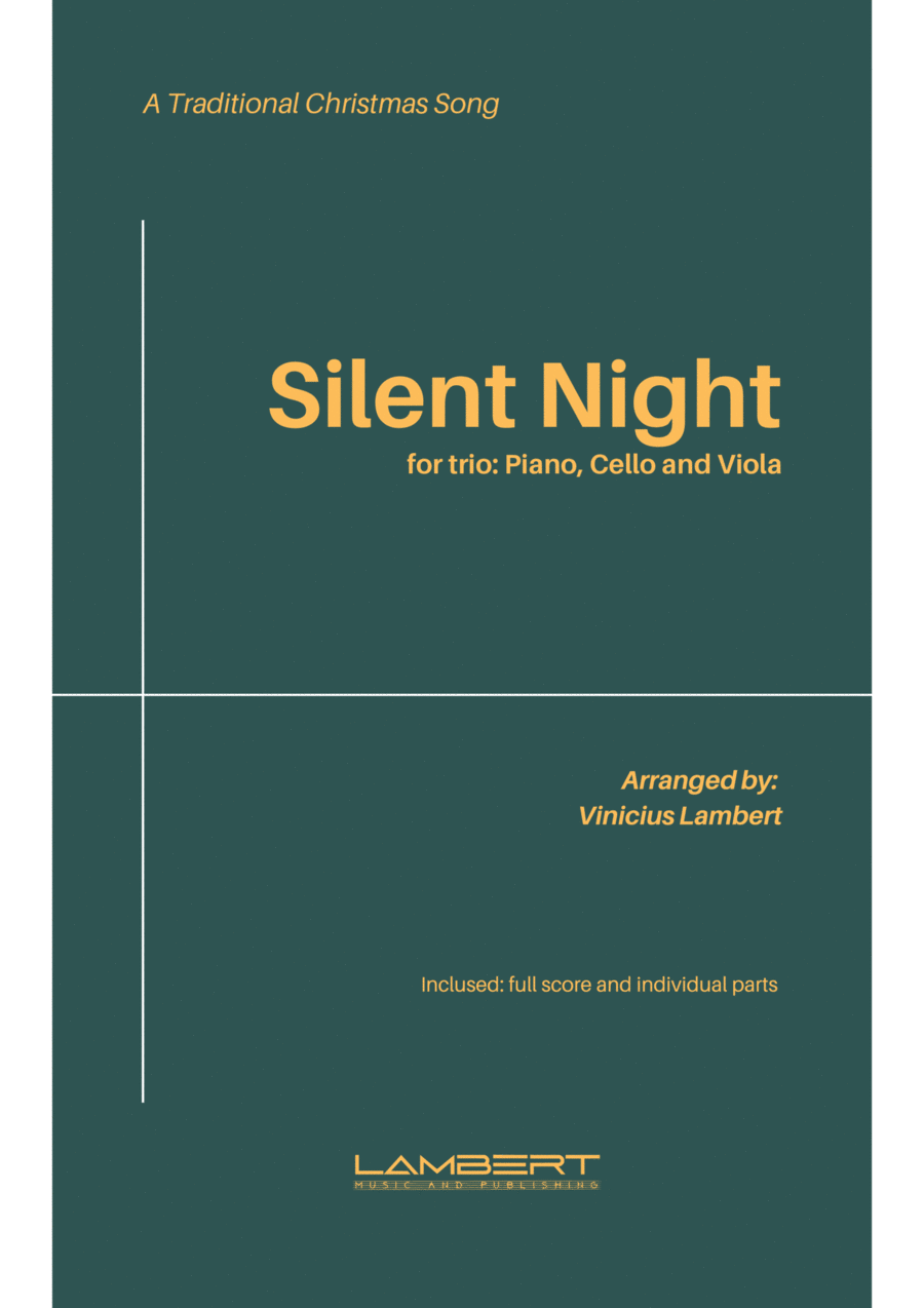 Silent Night (Noite Feliz) String Duet scores gallery preview page 1