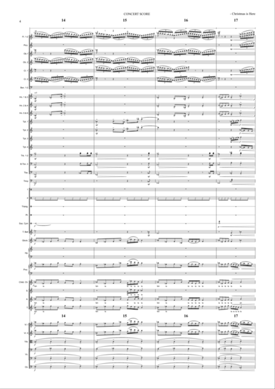 Christmas is Here Christmas is Here Full Orchestra scores gallery preview page 6