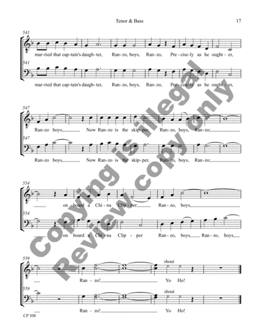American Folk Song Suite (Choral Score) image number null