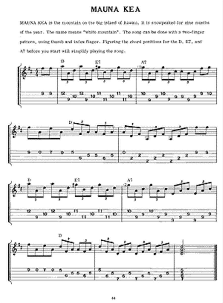 Hawaiian Uke Tunebook Voice scores gallery preview page 2
