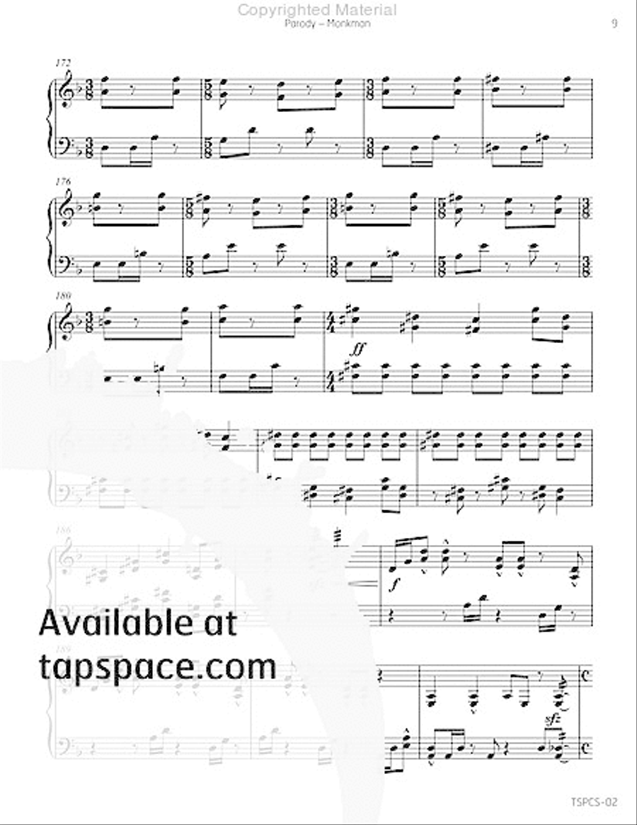 Parody Parody Marimba scores gallery preview page 12