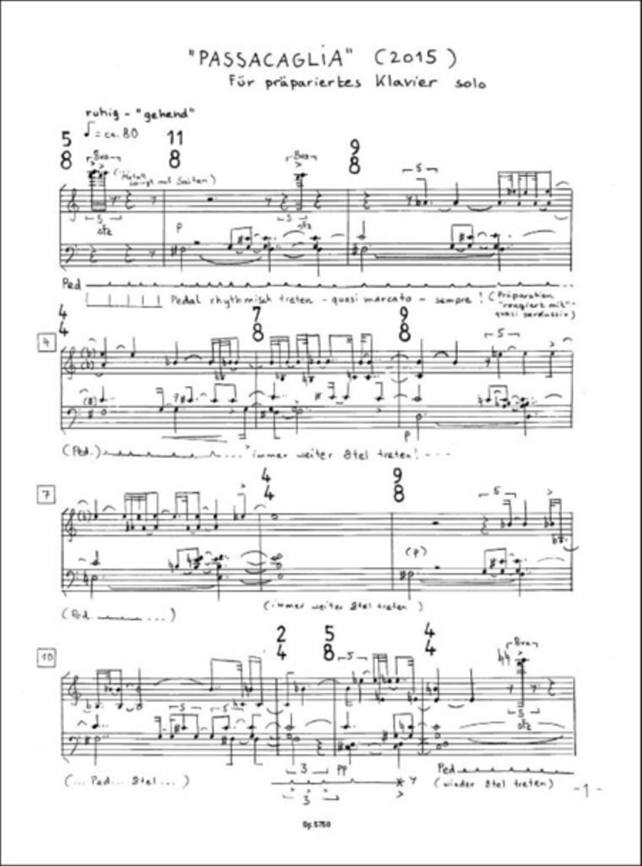 Passacaglia Passacaglia Piano Solo scores gallery preview page 2
