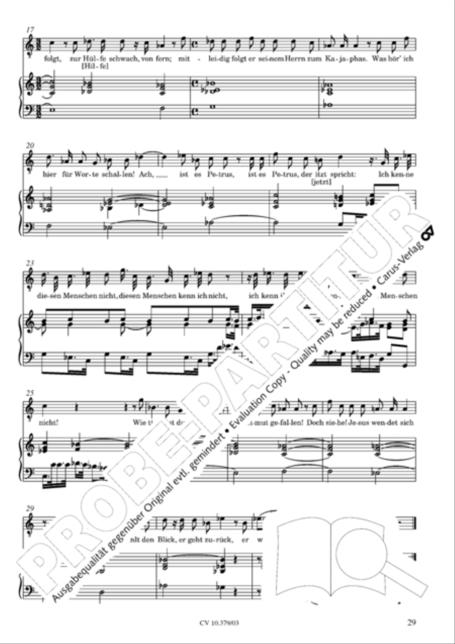 Der Tod Jesu 4-Part scores gallery preview page 30