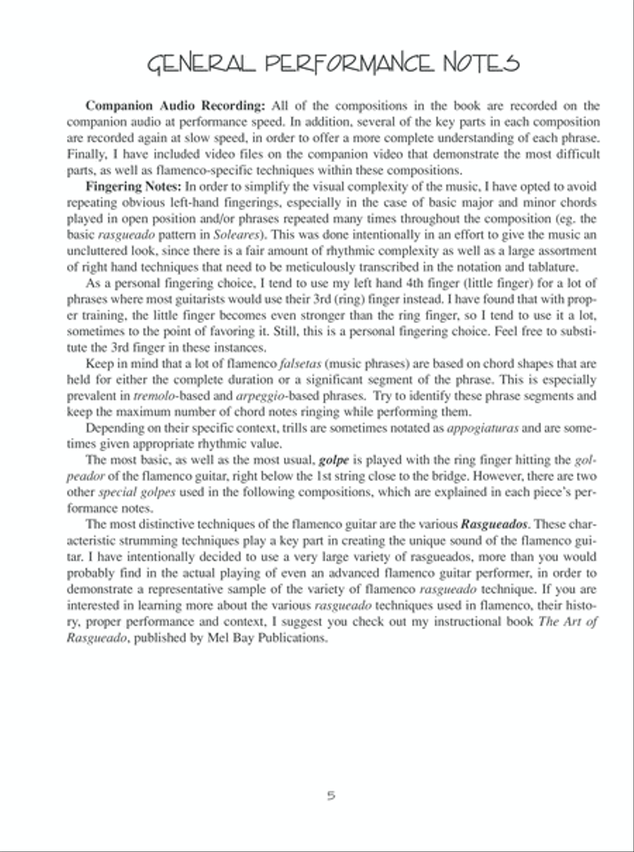 Guitar Journals - Flamenco Acoustic Guitar scores gallery preview page 6