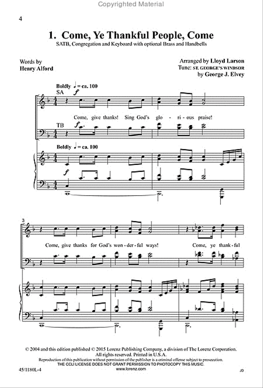 All Together Now All Together Now 4-Part scores gallery preview page 3