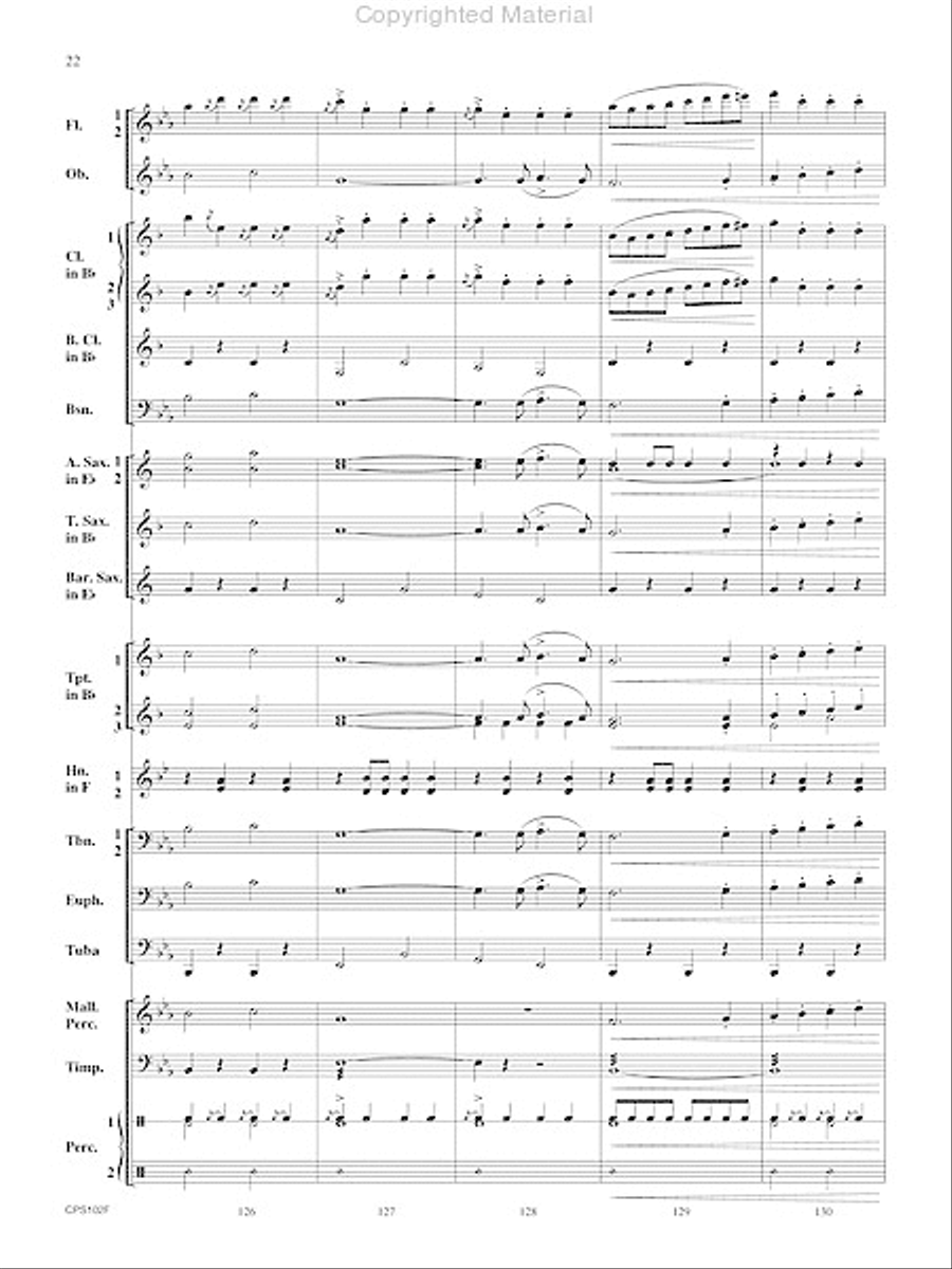 Rifle Regiment Rifle Regiment Concert Band scores gallery preview page 23