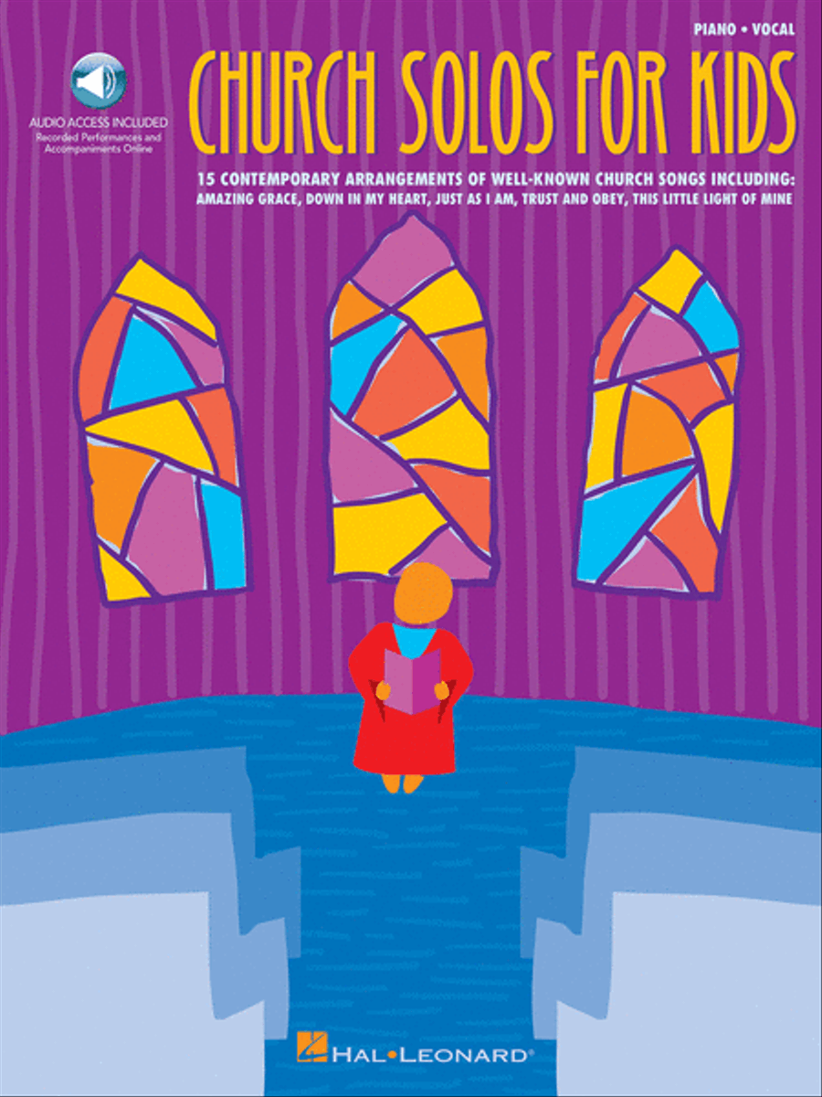 Church Solos for Kids Voice scores gallery preview page 1