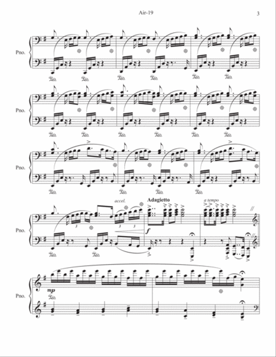 Air-19 Piano Solo scores gallery preview page 3