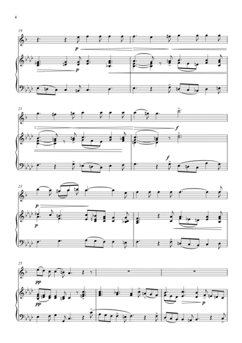 Alessandro Scarlatti - Se tu della mia morte (Piano and Alto Sax) image number null