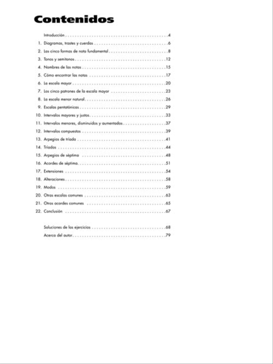 Guitarra Ejercicios de Diapason Guitar scores gallery preview page 4