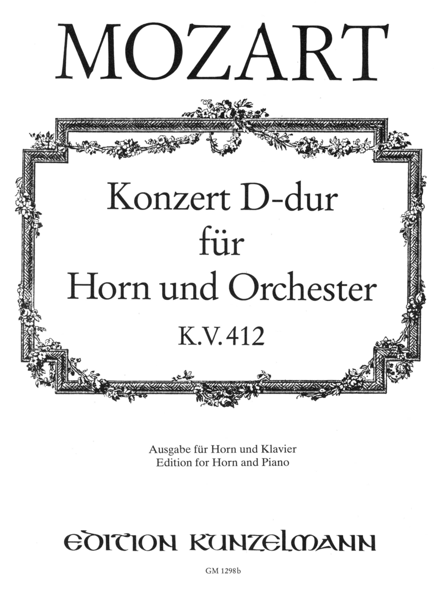 Concerto in D Major K412