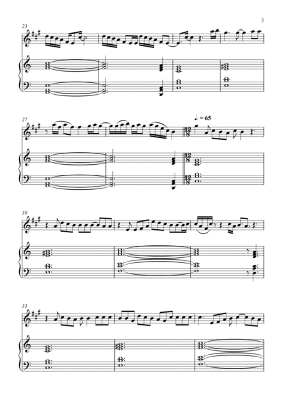 Heartbreak Anniversary Heartbreak Anniversary Woodwind Duet scores gallery preview page 3