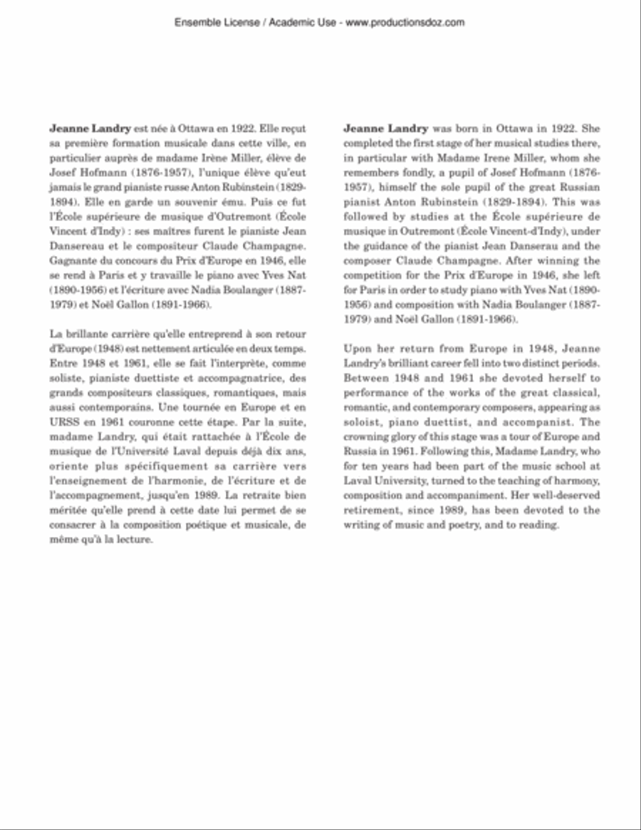Quatuor (vln / vla / cello / pno) Cello scores gallery preview page 2