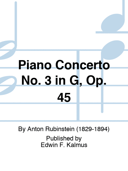 Piano Concerto No. 3 in G, Op. 45