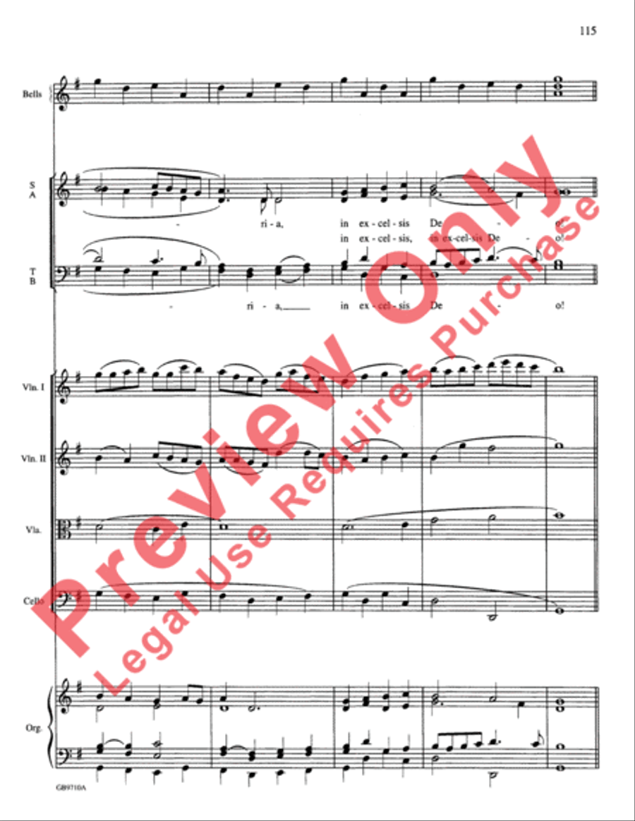 A Festival of Lessons and Carols Choir scores gallery preview page 116