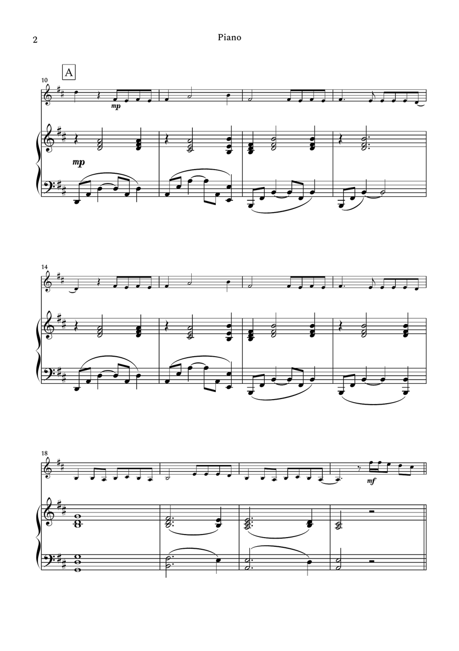 Chlorine Violin Solo scores gallery preview page 2