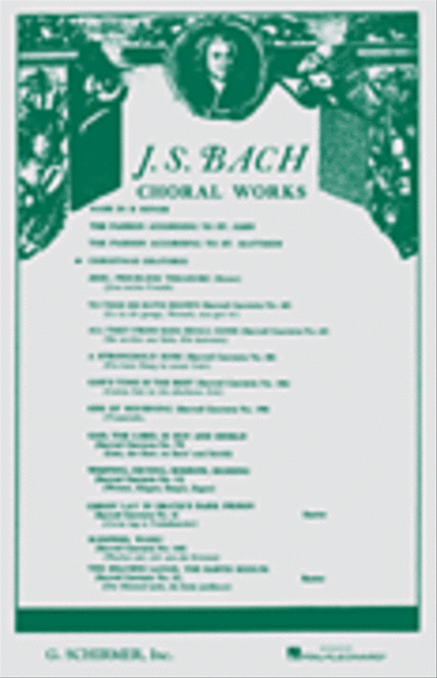 Christmas Oratorio (Complete) 4-Part scores gallery preview page 1