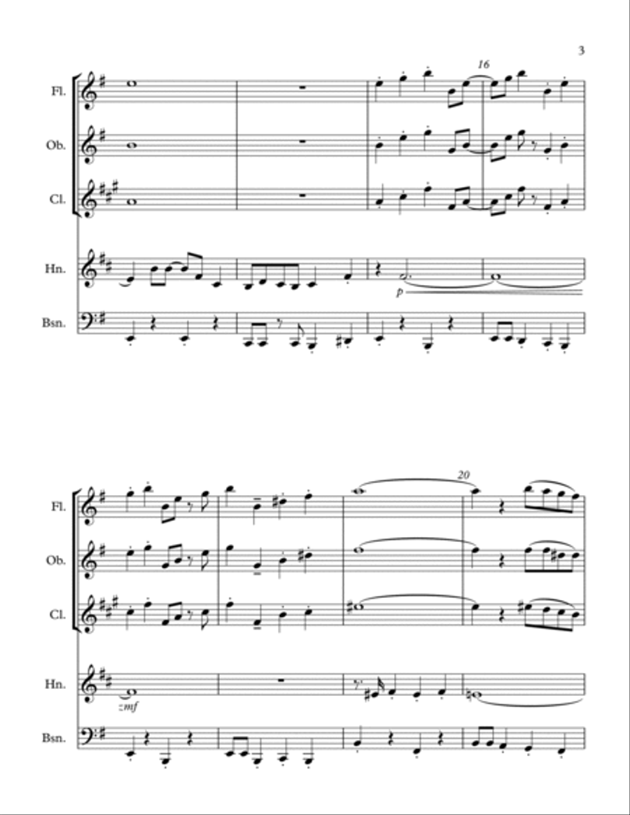 Puttin' On The Ritz Puttin' On The Ritz Woodwind Quintet scores gallery preview page 3