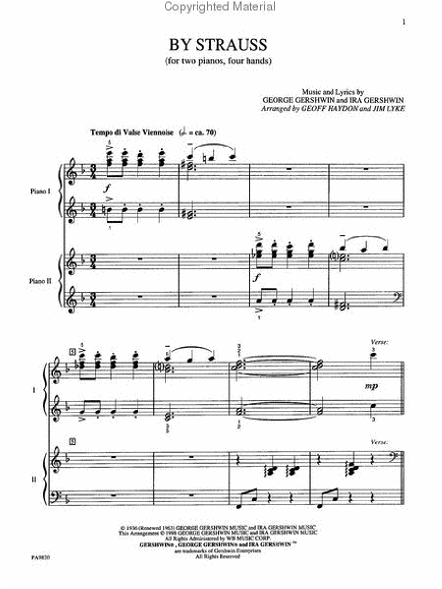 By Strauss By Strauss Small Ensemble scores gallery preview page 2