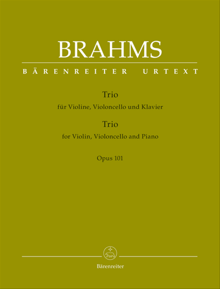 Trio for Violin, Violoncello and Piano op. 101 Piano Trio scores gallery preview page 1