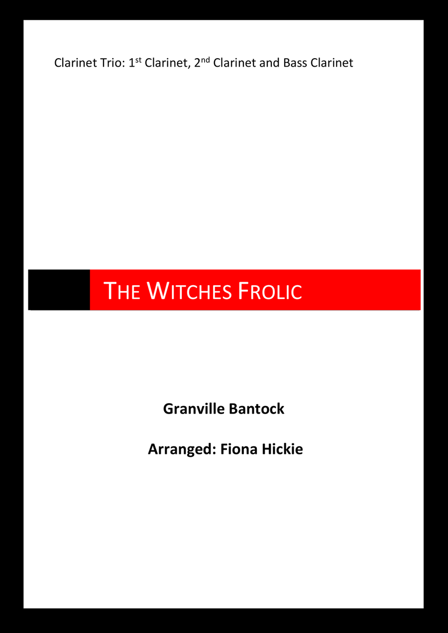 The Witches Frolic The Witches Frolic Clarinet Trio scores gallery preview page 1