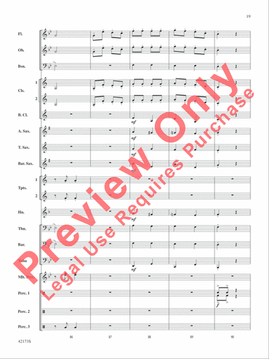 Jingle Band! Concert Band scores gallery preview page 20