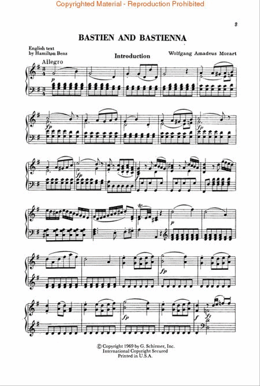 Bastien and Bastienne Voice scores gallery preview page 2
