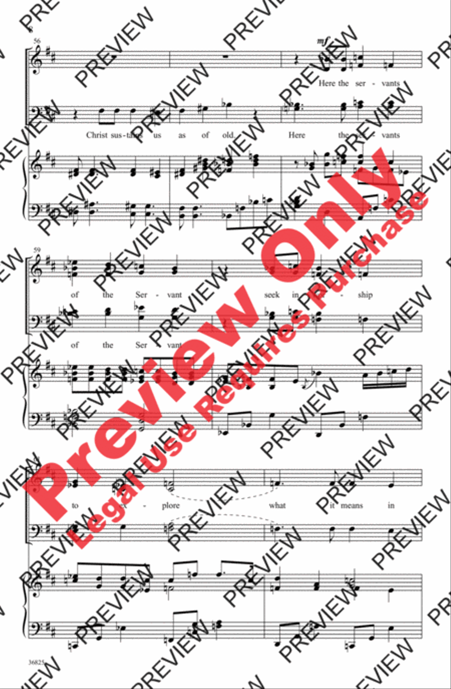 God Is Here 4-Part scores gallery preview page 8