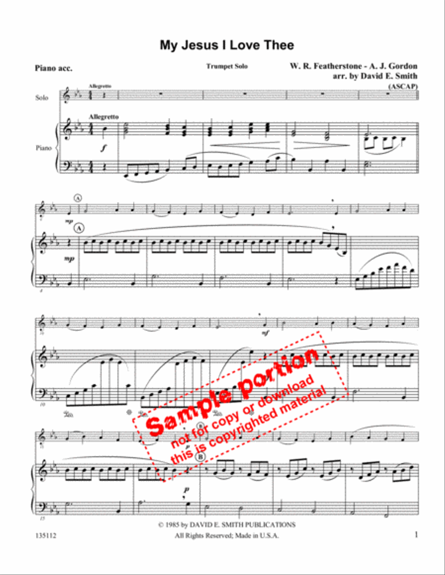 My Jesus I Love Thee My Jesus I Love Thee Flute scores gallery preview page 2