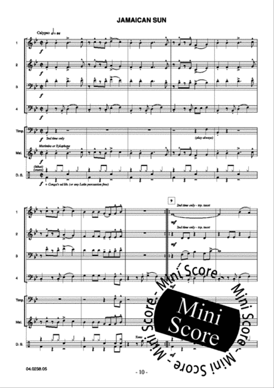 Adventure Games Brass Band scores gallery preview page 14