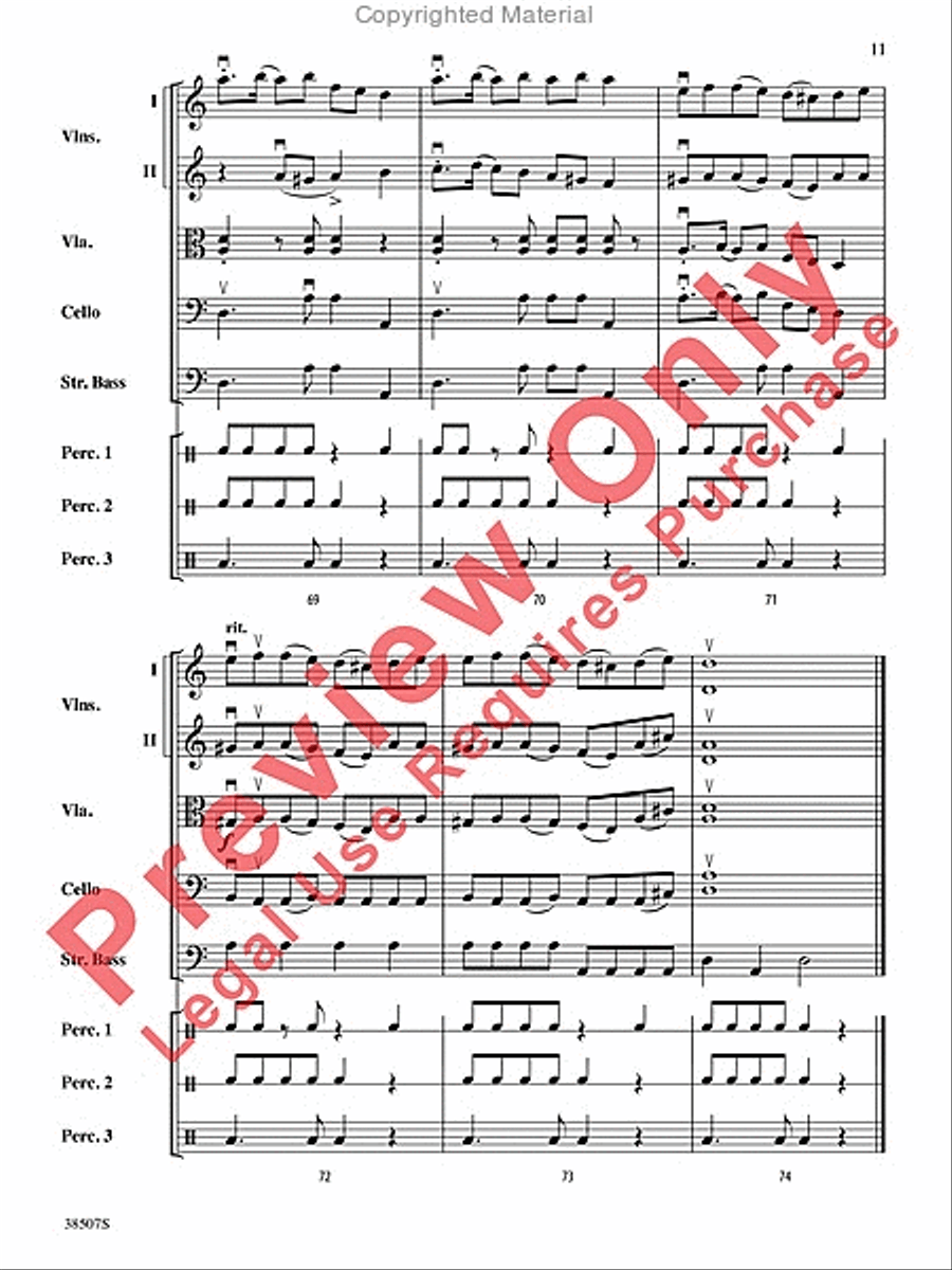 Terkisher Klezmer Fest Terkisher Klezmer Fest String Orchestra scores gallery preview page 12