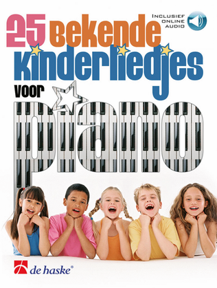 Book cover for 25 bekende kinderliedjes voor piano