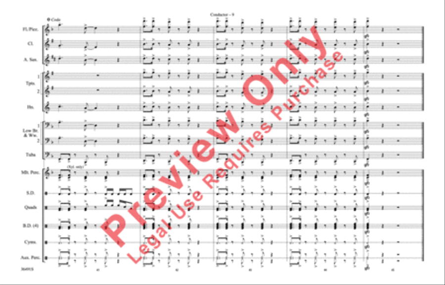Dynamite Dynamite Marching Band scores gallery preview page 10