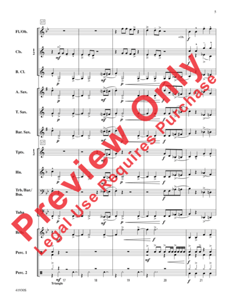 Rock Star Concert Band scores gallery preview page 6
