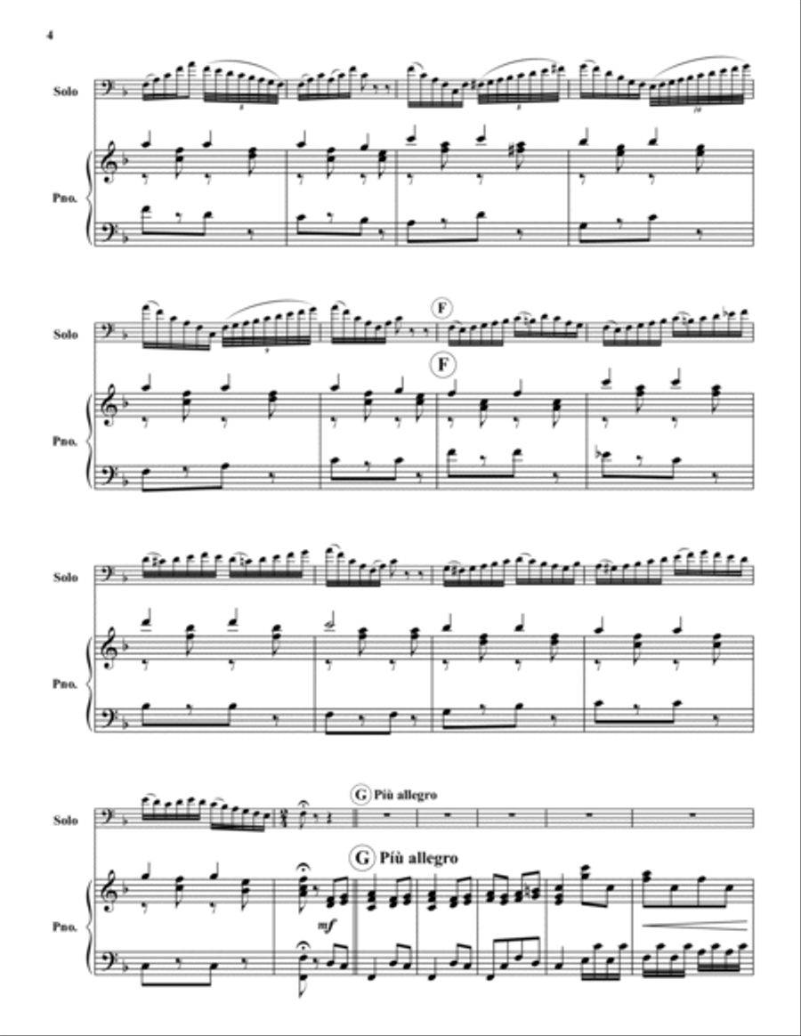 Bravura - Variations Bravura - Variations Euphonium scores gallery preview page 4