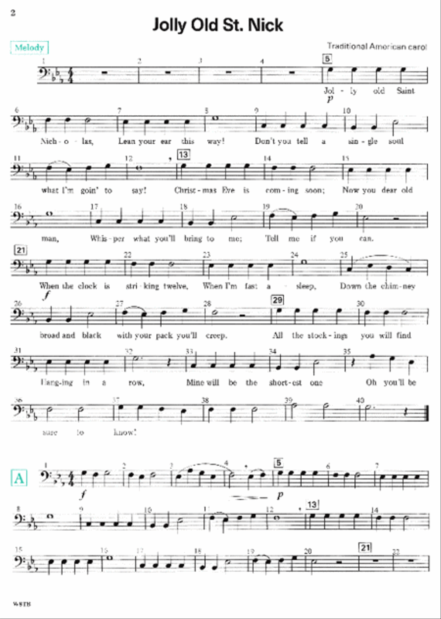 A Best in Class Christmas - Trombone Concert Band Methods scores gallery preview page 2