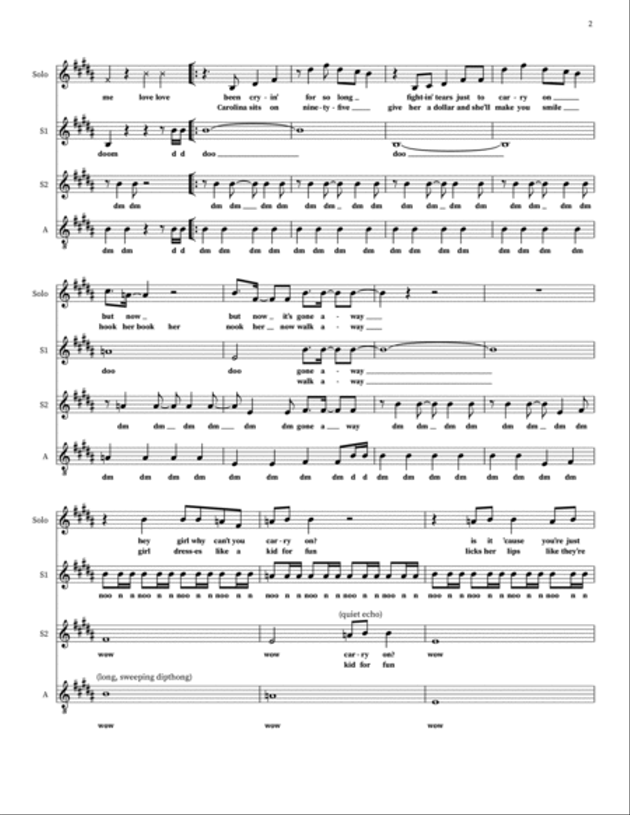Love Today 4-Part scores gallery preview page 2