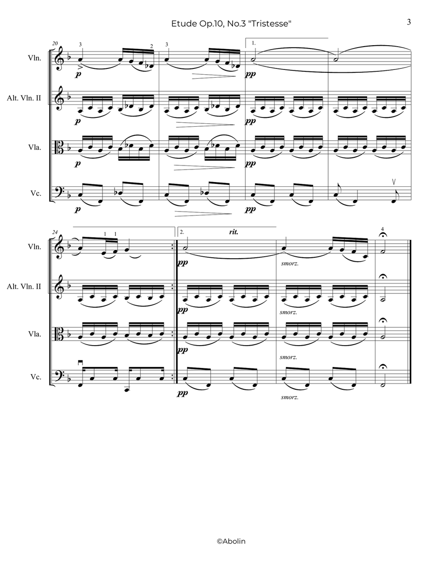 Chopin: Etudes Op.10 No.3 
