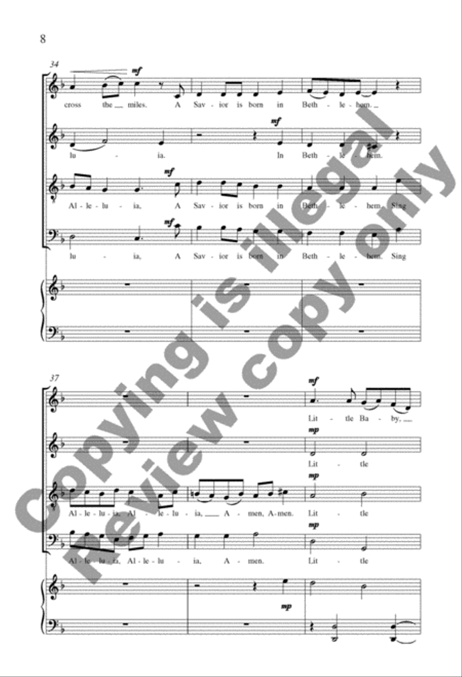 A Christmas Scene A Christmas Scene 4-Part scores gallery preview page 15