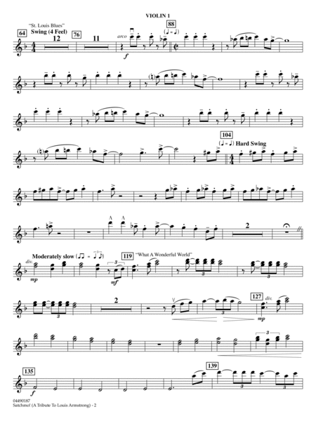 Satchmo! - A Tribute to Louis Armstrong (arr. Ted Ricketts) - Violin 1