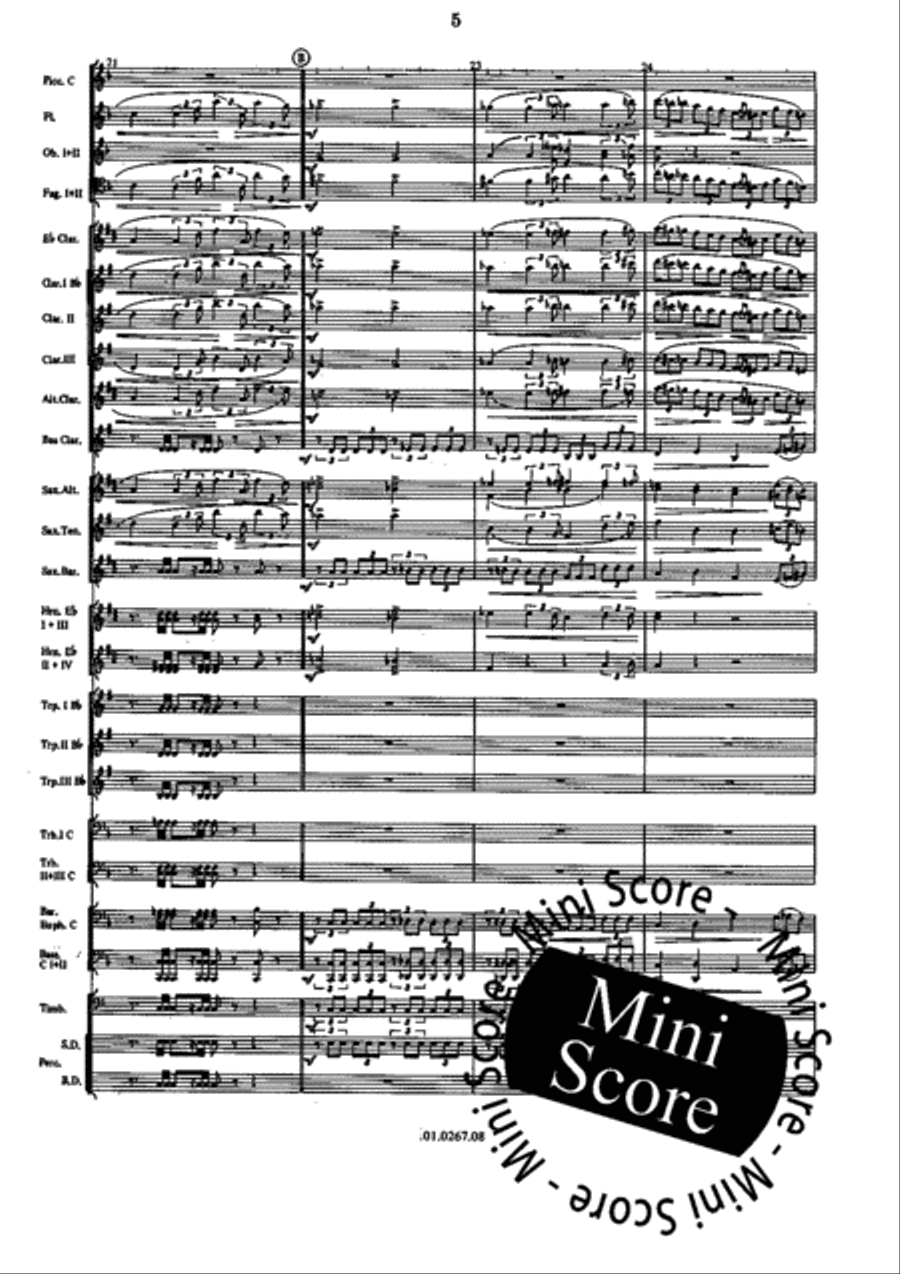 Vespri Siciliani Concert Band scores gallery preview page 9