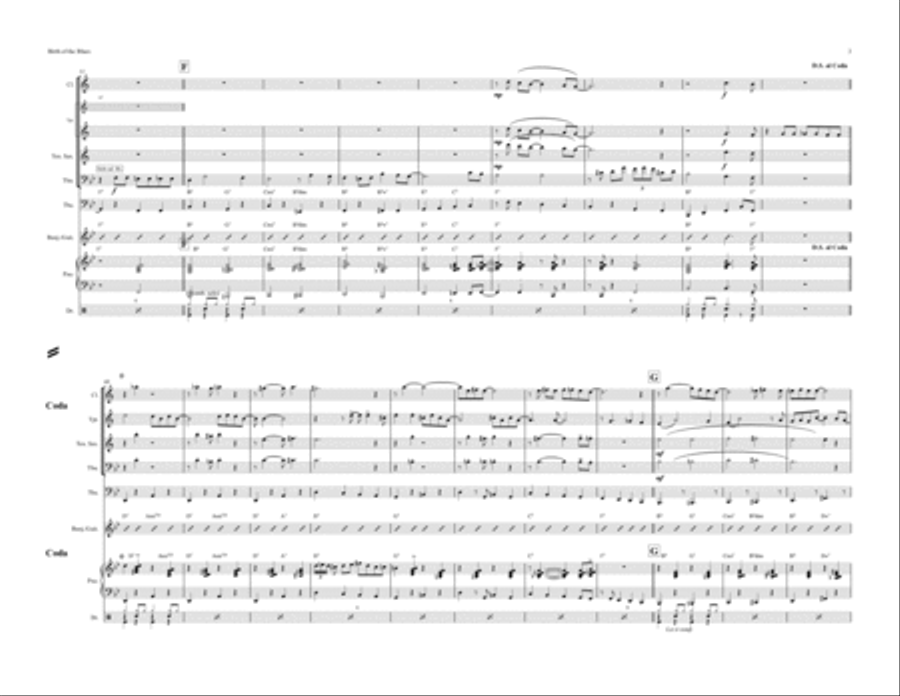 The Birth Of The Blues Large Ensemble scores gallery preview page 3