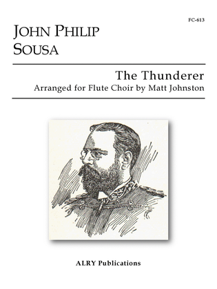 Book cover for The Thunderer for Flute Choir