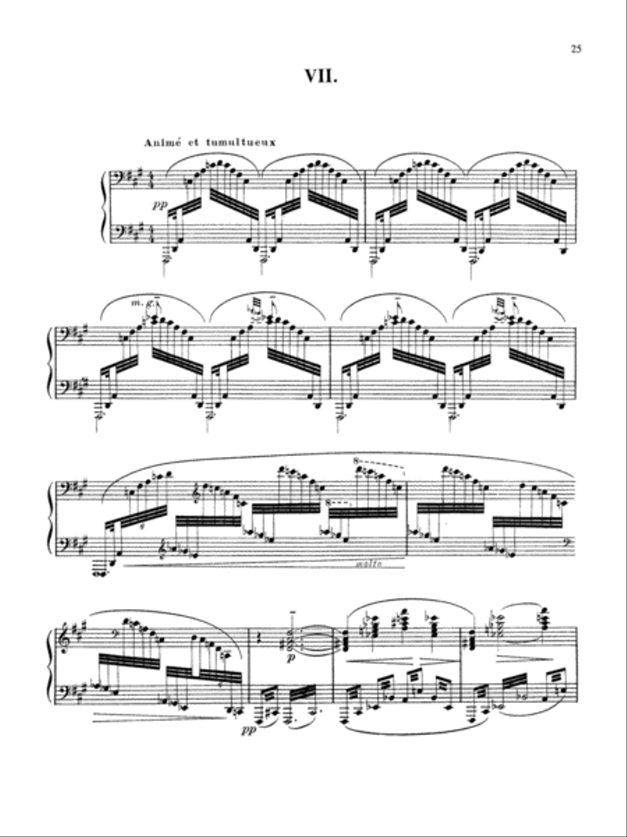Debussy: Prelude - Book I, No. 7 Piano Solo scores gallery preview page 1