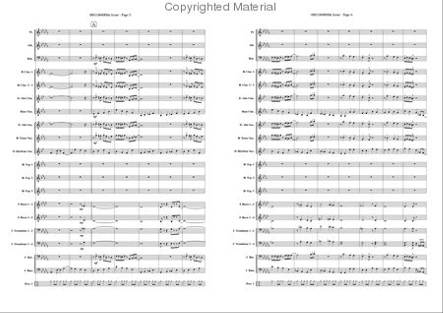 Light-walk Concert Band scores gallery preview page 3