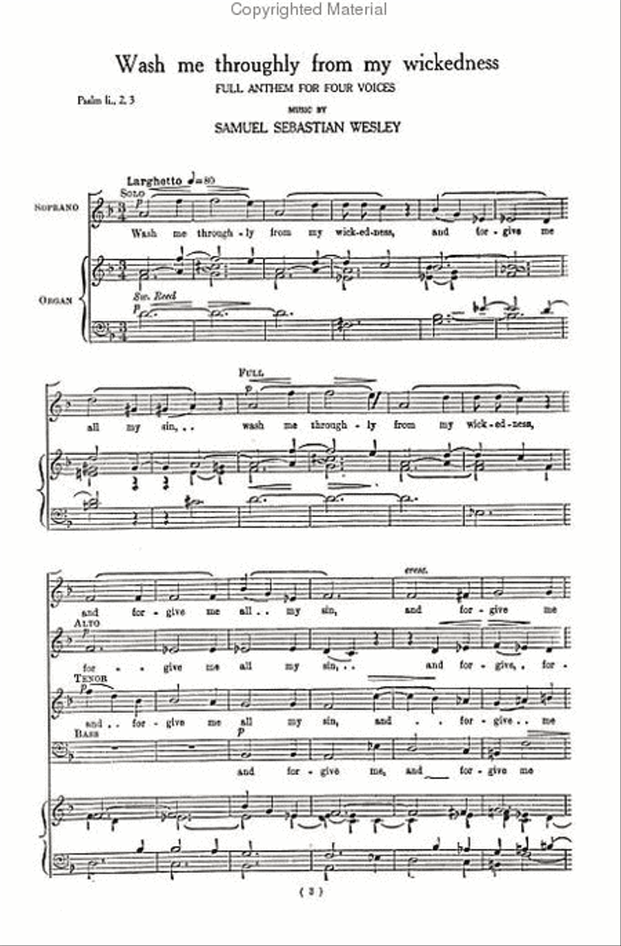 Wash Me Throughly 4-Part scores gallery preview page 2