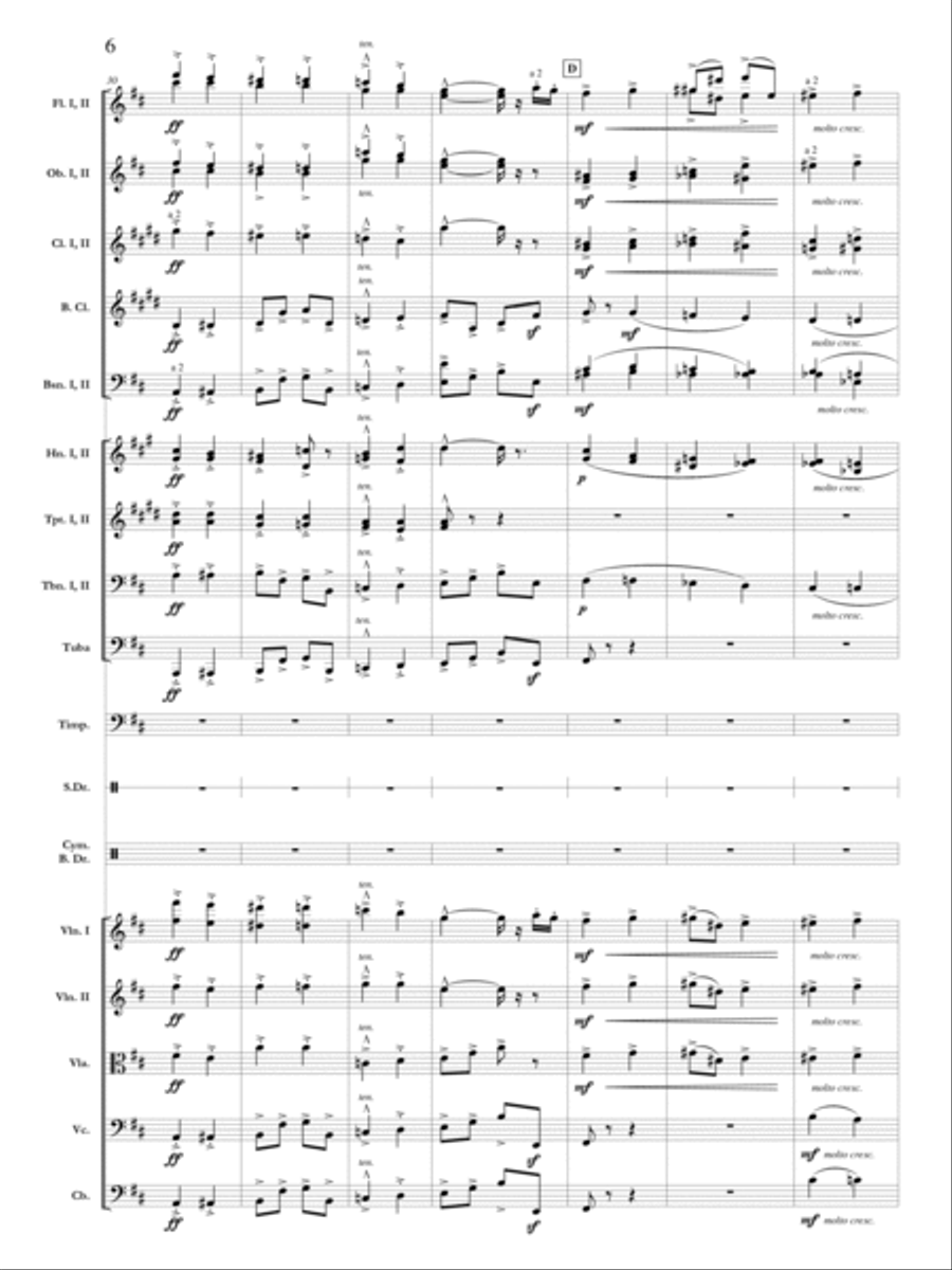 Pomp and Circumstance March No. 1 Orchestra scores gallery preview page 7