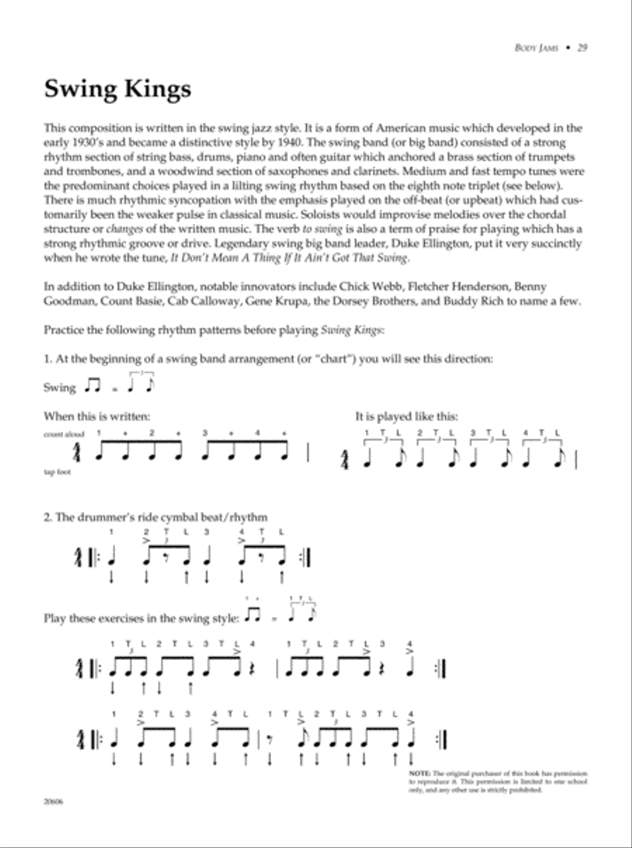 Body Jams Percussion scores gallery preview page 4